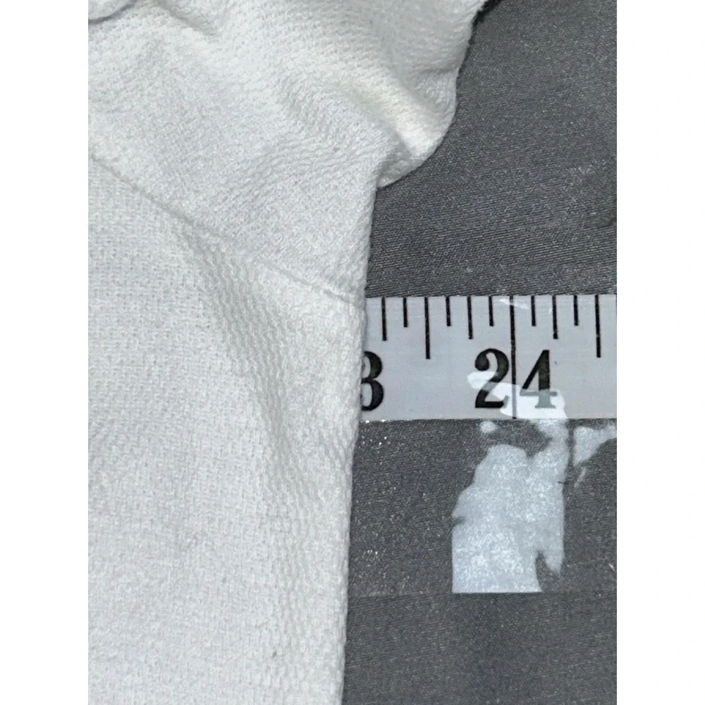 Banana Republic Shirt Mens Large White Long Sleeve Tagless‎ Crewneck Casual Tee